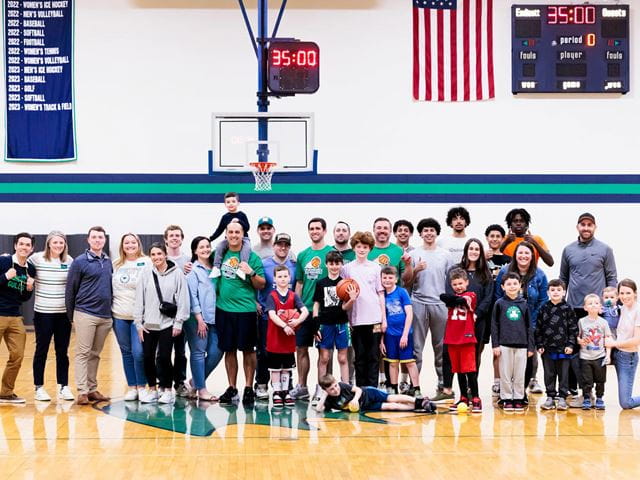 Through a three-point basketball contest, the Endicott College alumni-run effort Z’s Threes raised over $25,000, with funds going towards a memorial scholarship in honor of Zach Markowitz '14.