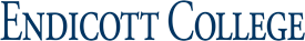 Endicott College Secondary Wordmark—Horizontal Variation