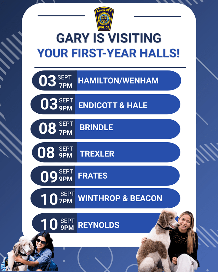Gary visits Residence Halls Fall 2026