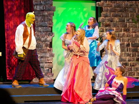 Endicott College's performance of Shrek the Musical