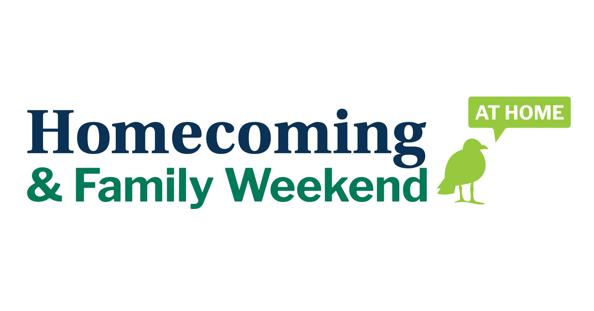 Homecoming & Family Weekend at Home logo
