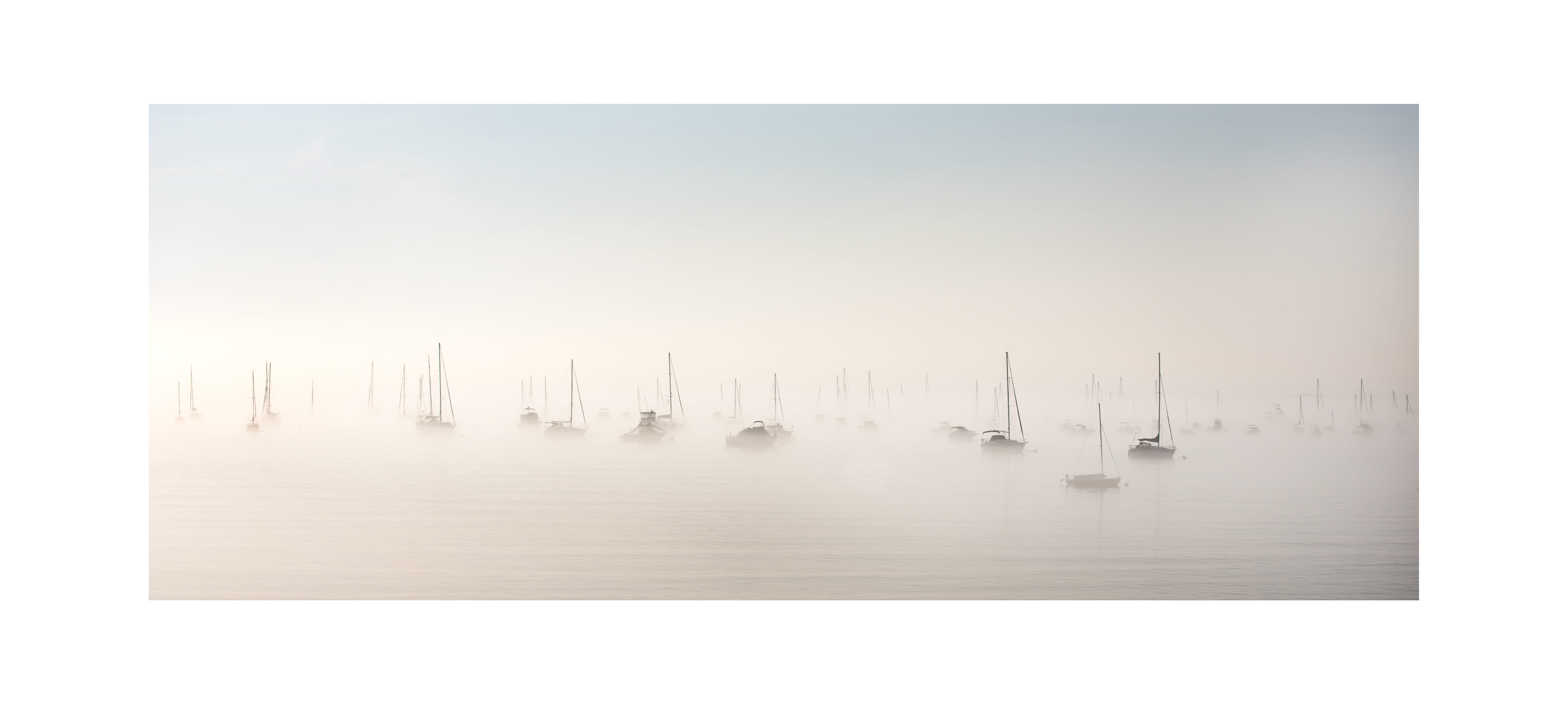 Sunrise Beverly Harbor, Michael Miller, 12 x 24, Digital Image, 2017
