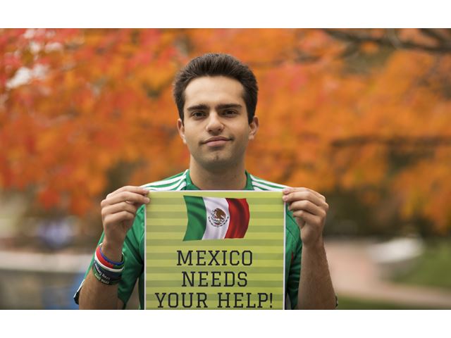 For Eddy Meyohas, Class of 2020 President and hospitality student, Fuerza Mexico means being able to help. 