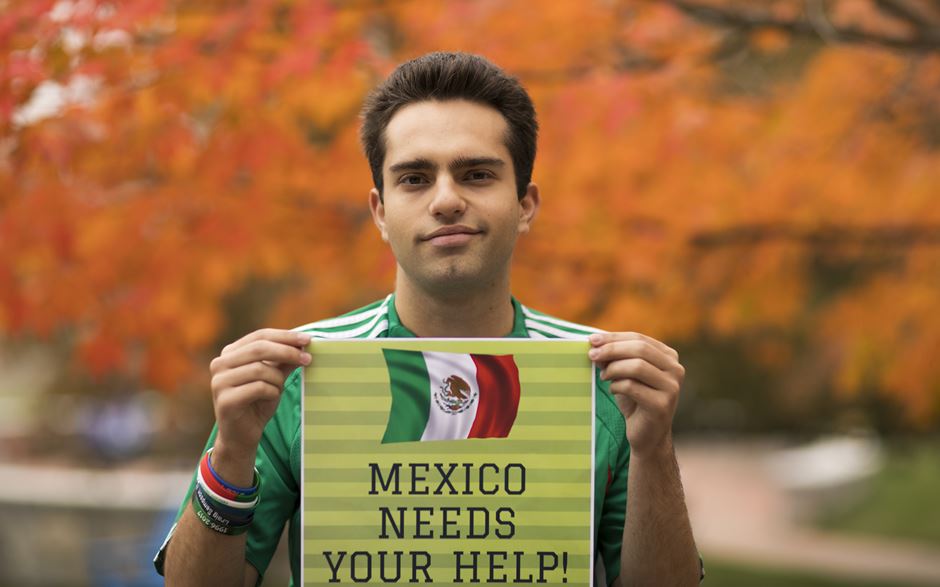 For Eddy Meyohas, Class of 2020 President and hospitality student, Fuerza Mexico means being able to help. 