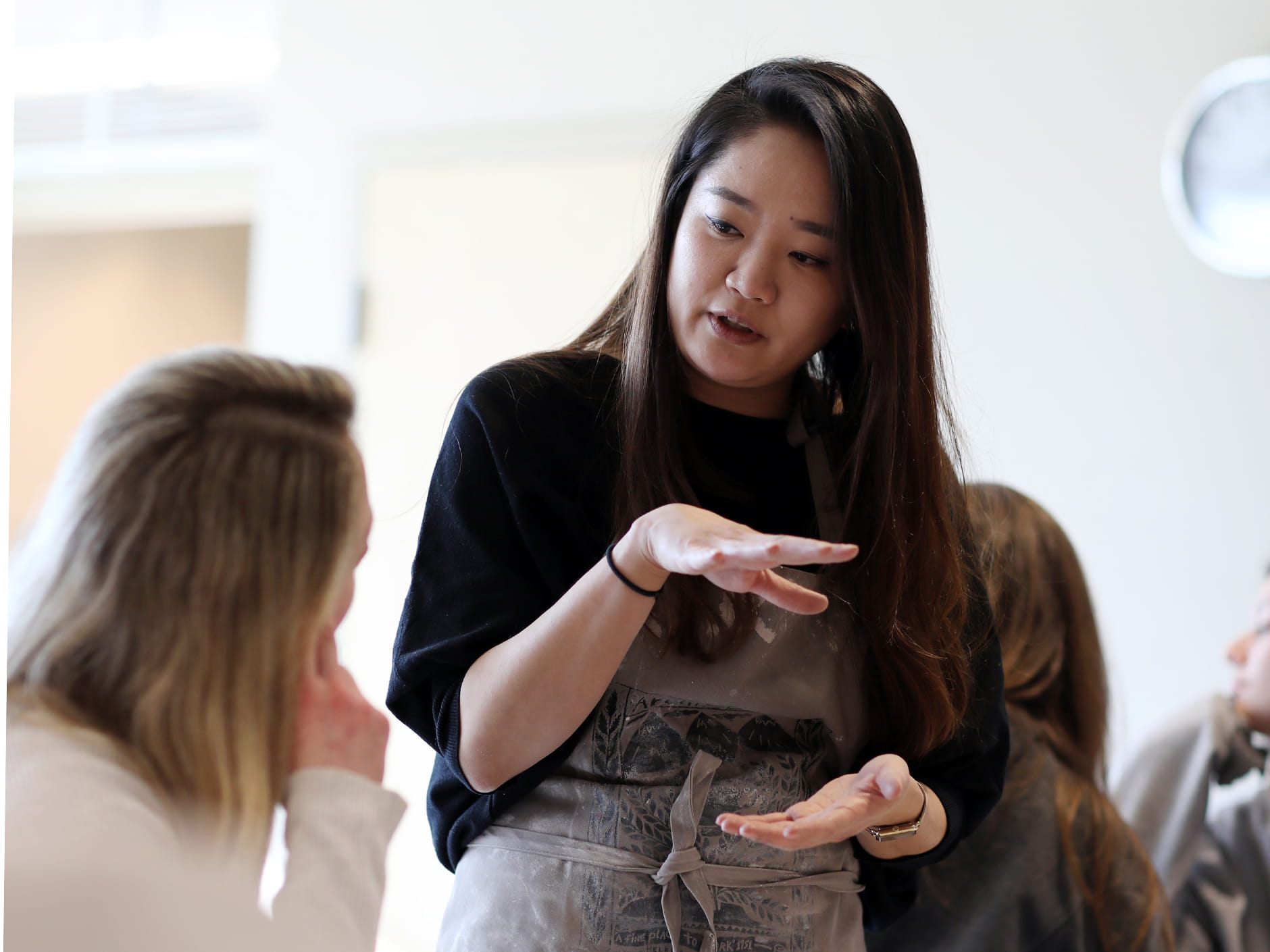 Kyungmin Park, assistant professor of ceramics courses at Endicott, teaches her students about the life of an artist by living the life of an artist herself. 