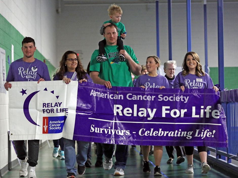 Nate Solder at Relay For Life