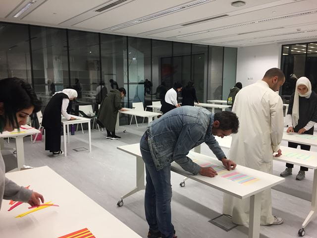 Visual Communications Chair, David Grey, leads design workshop in Kuwait City