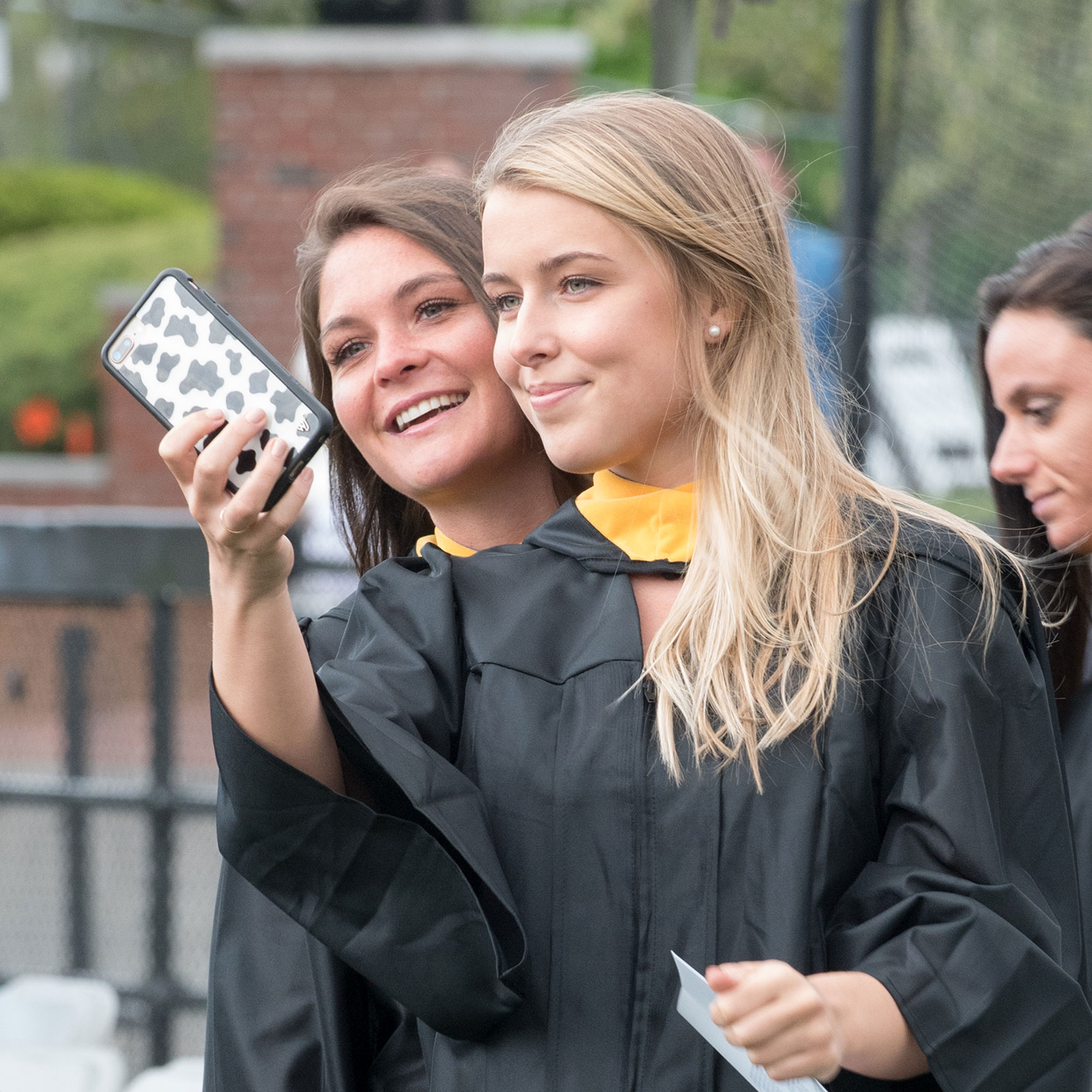 Nursing students taking a selfie