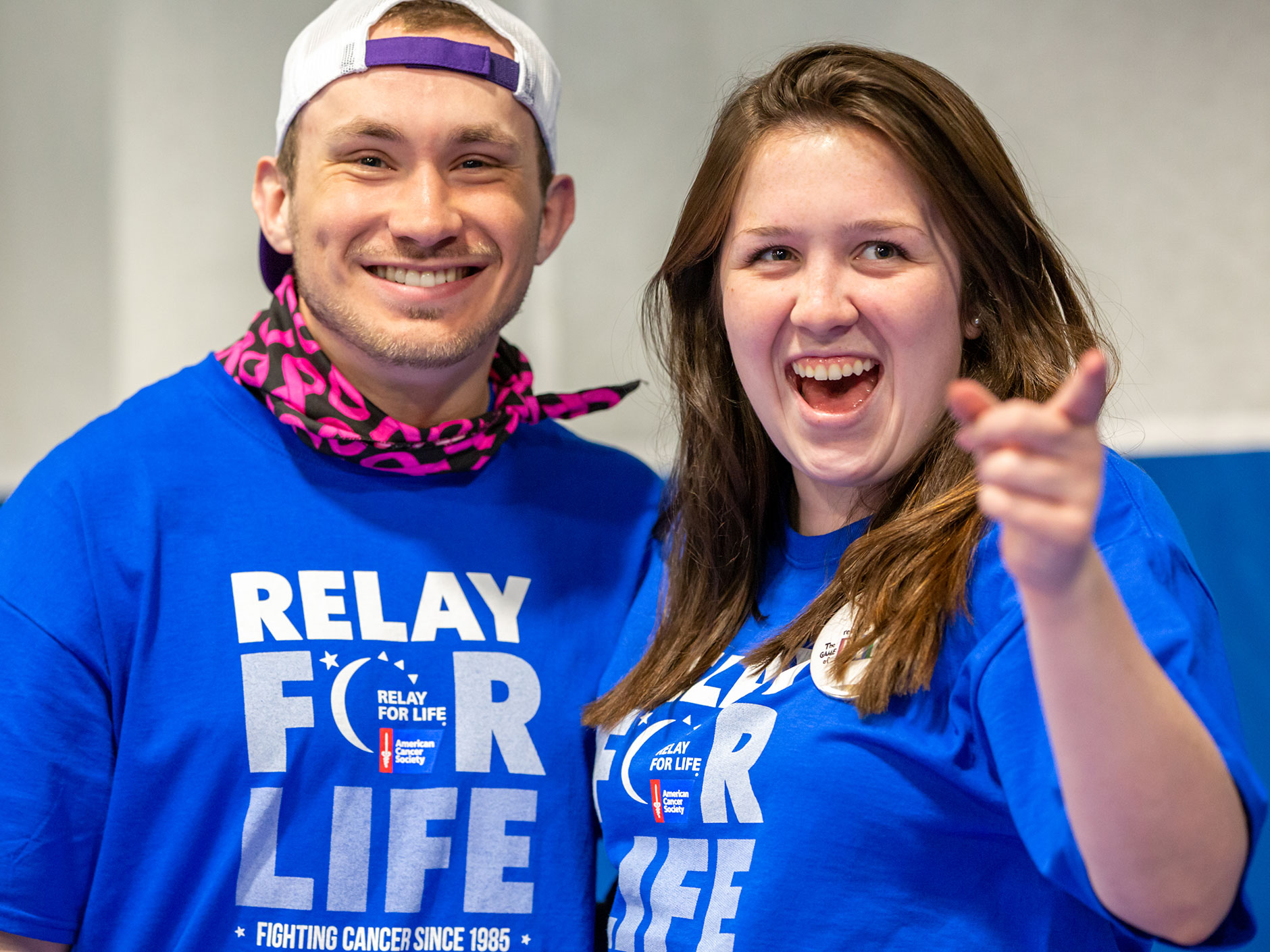 Students at Relay for Life in 2019