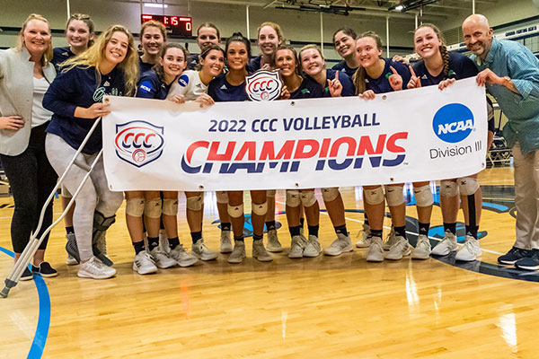 Women's volleyball at Endicott - 2022 CCC Champions