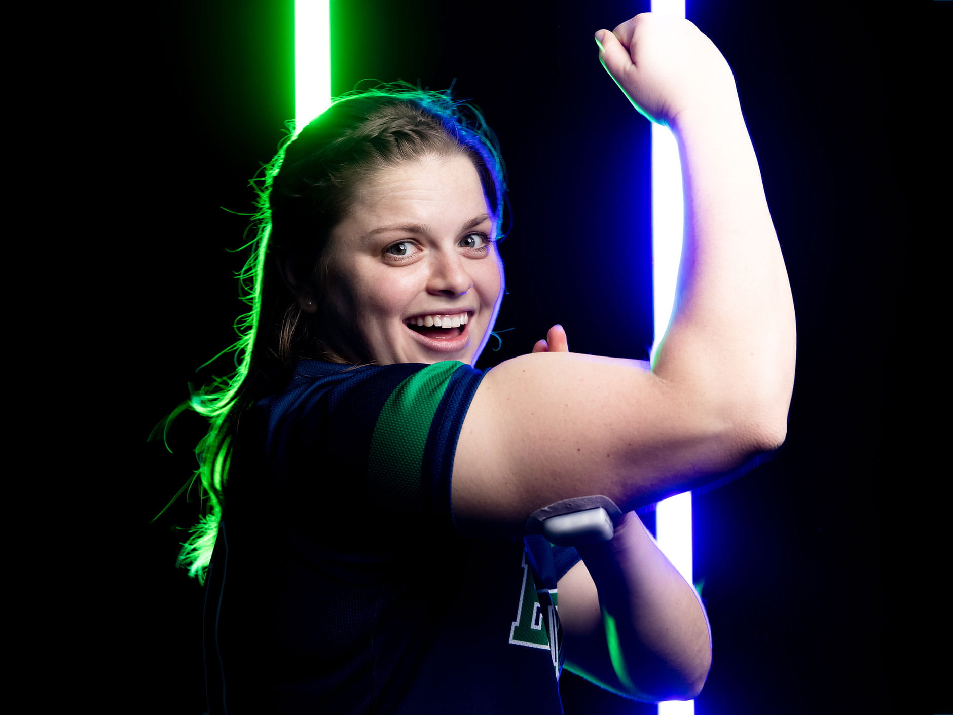 For Lauren Misiaszek ’22 M’23, type 1 diabetes led to an inspiring career change, internship, and a determination to win—at life and on the softball field.