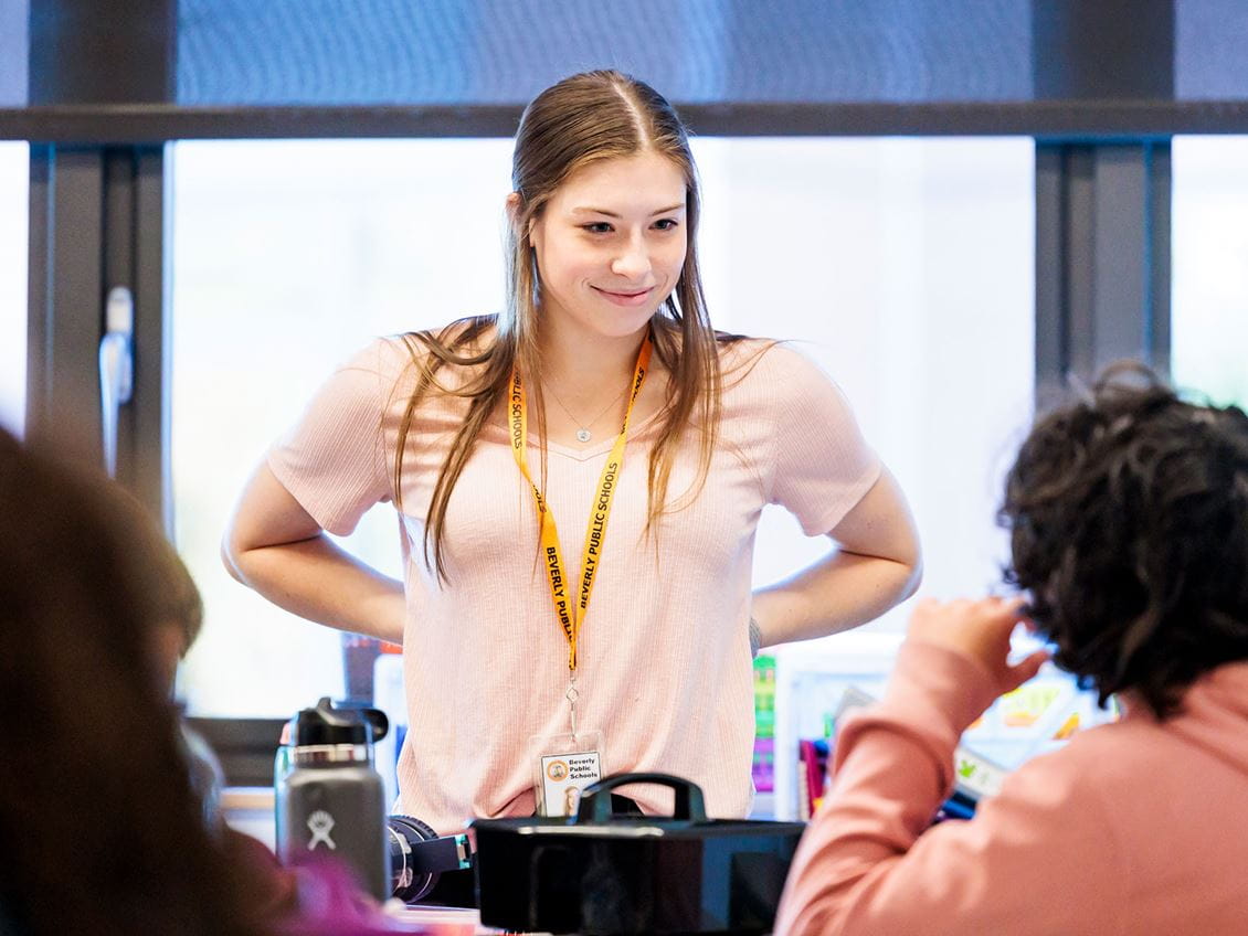 Erin McDermott student teacher