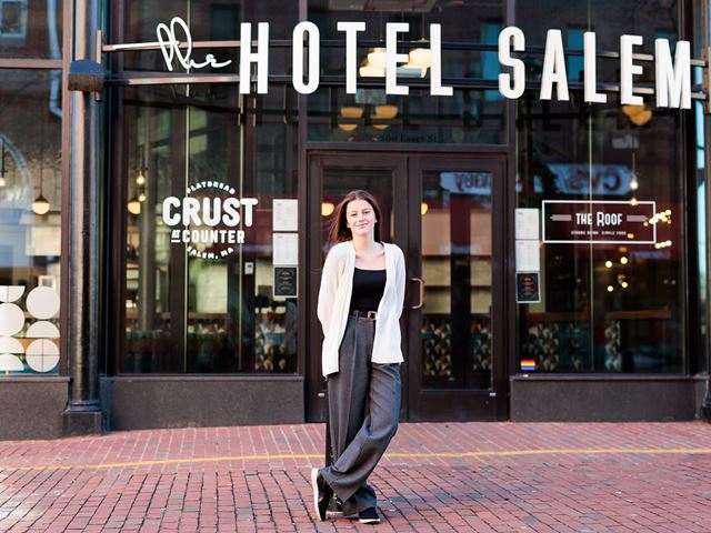 Endicott College hospitality majors Emma Cyr ’24 and Caitlin Reale ’24 have found their spark for the hotel industry, thanks to their semester-long internships this past fall.