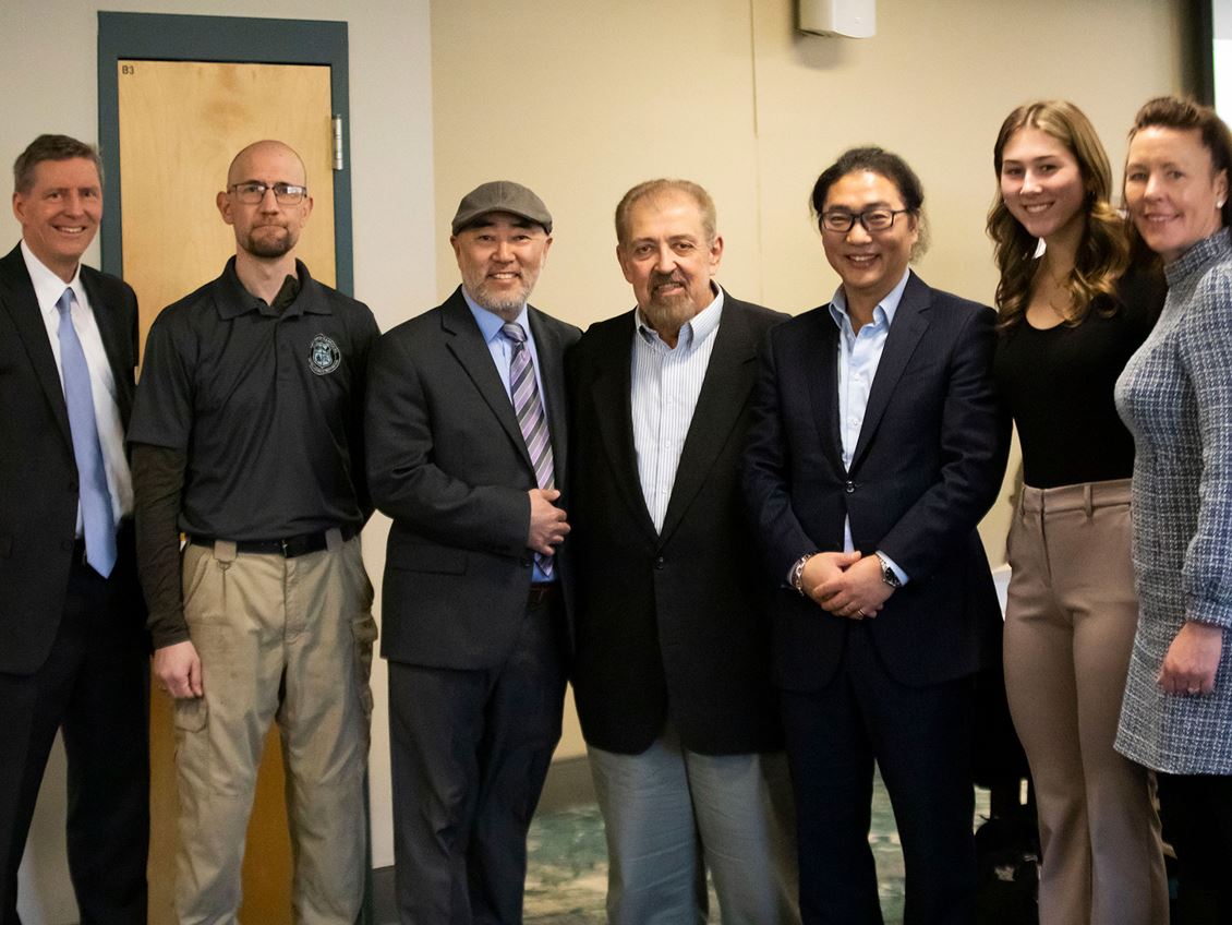 Endicott College students provided research and on-the-ground support for more than 100 federal, state, and local law enforcement officers who attended the Internet Crimes Against Children Task Force Conference at the Wylie Center & Tupper Manor from March 1 through 7, 2024.