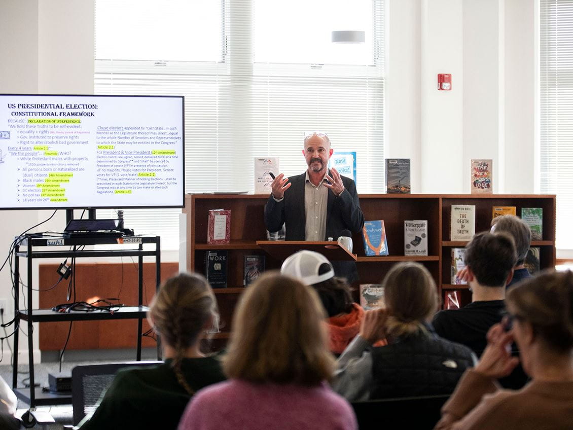 Presentation at the library