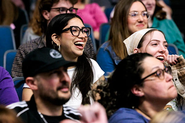 Audience at Sean Astin's Endicott's Presidential Speaker Series event