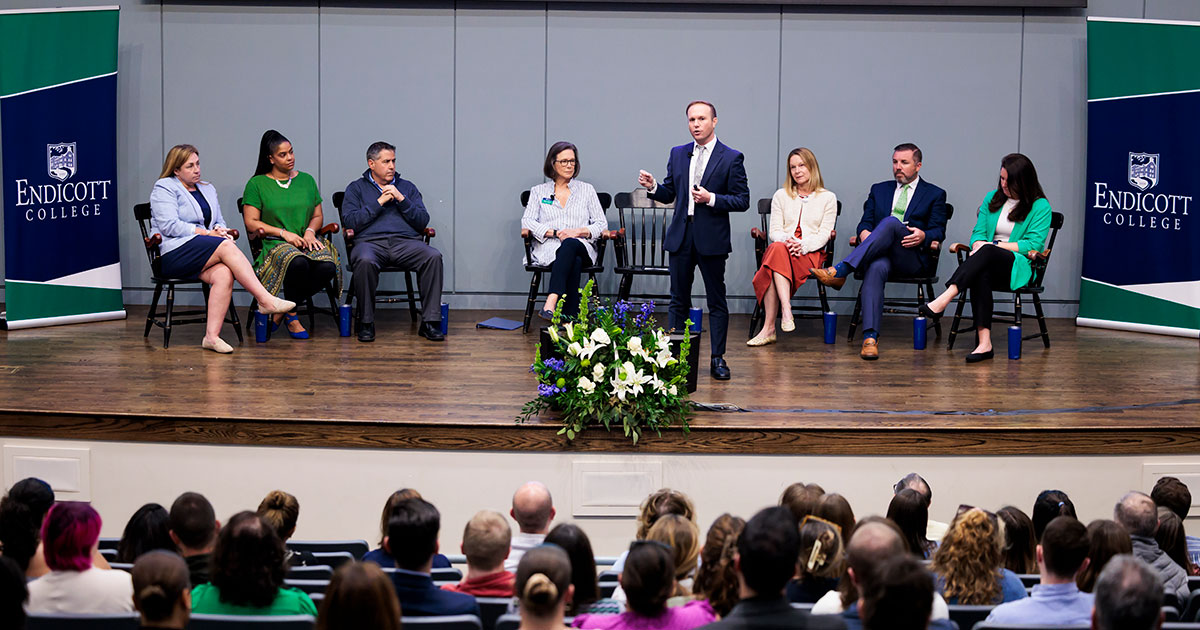 Dr. Cain, Chart Endicott’s Course Forward Endicott College