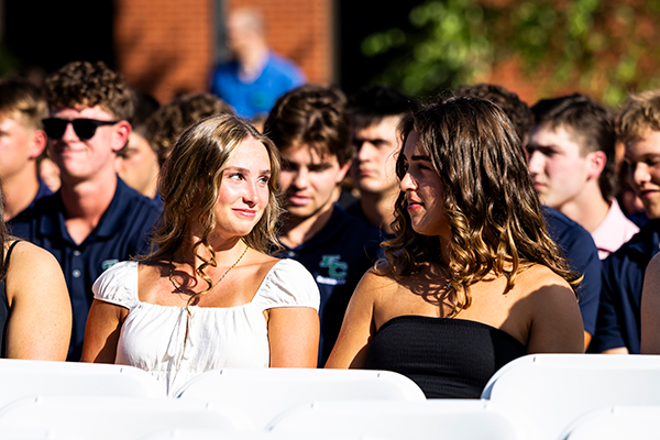 Students at Convocation