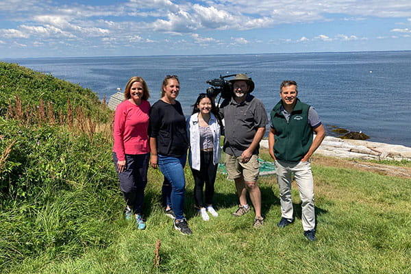 Anna Bui ’23 on location