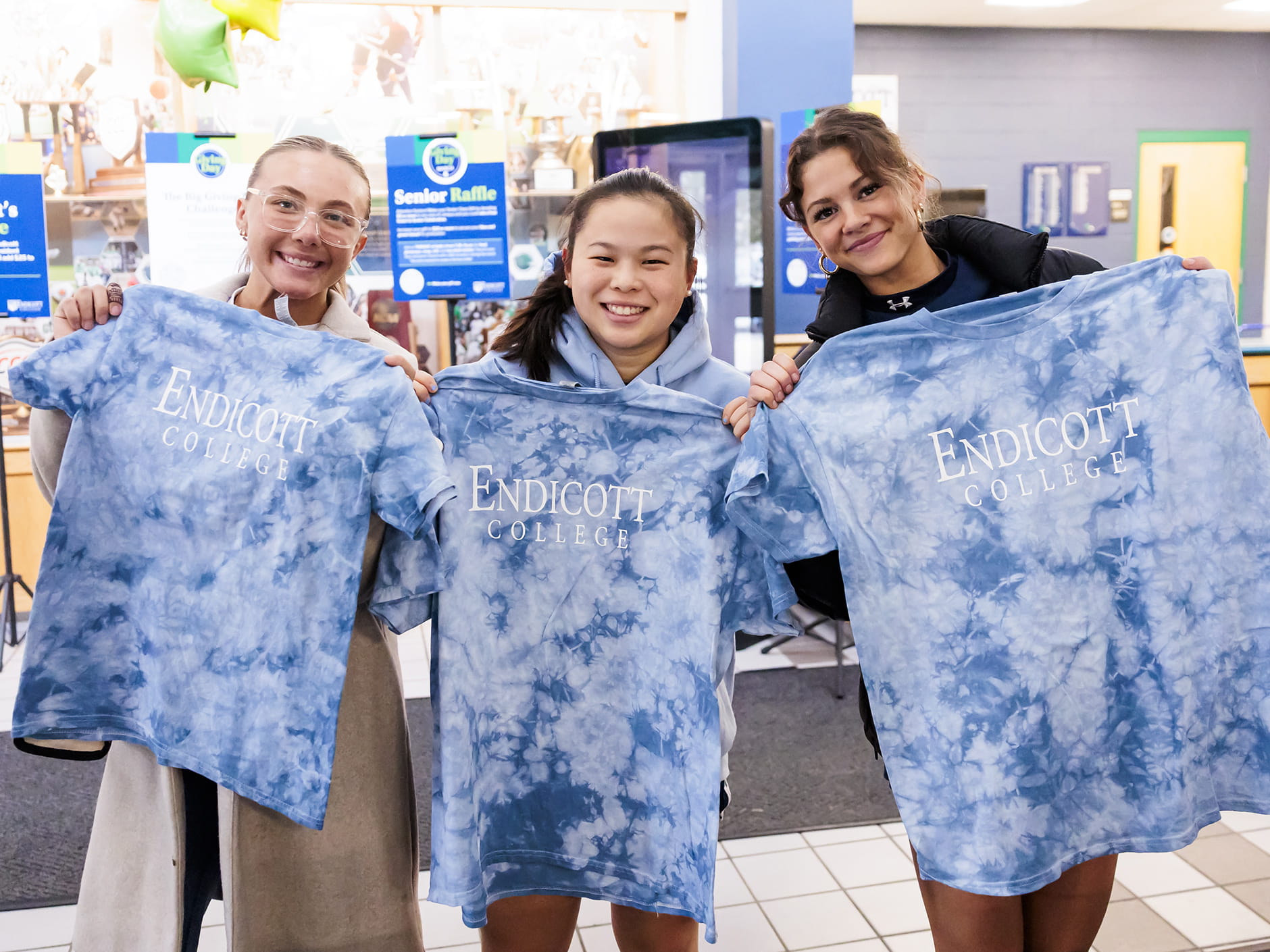 Endicott students on Giving Day