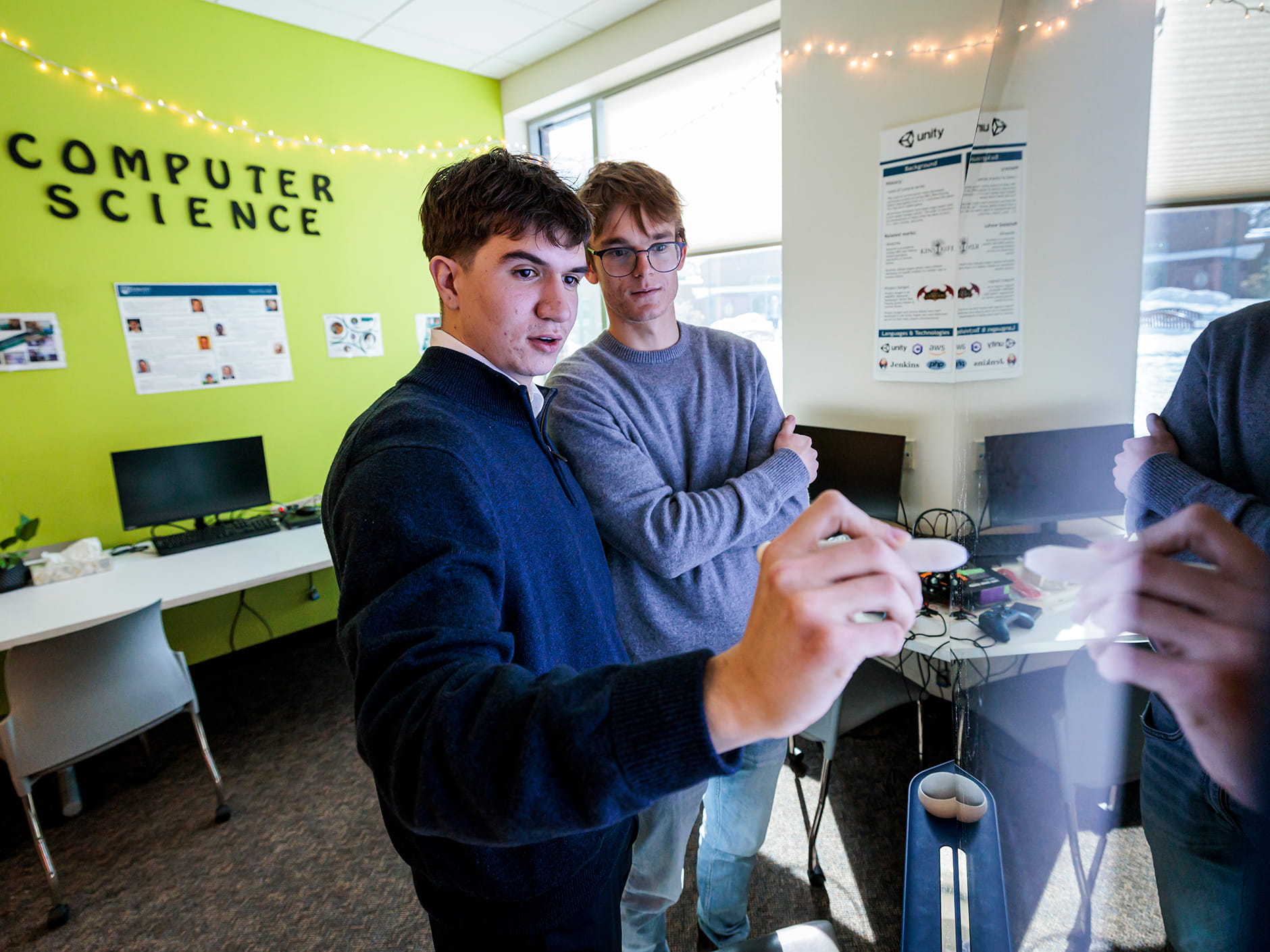 Conrad Kadel ’26 and Teo Berbic ’26