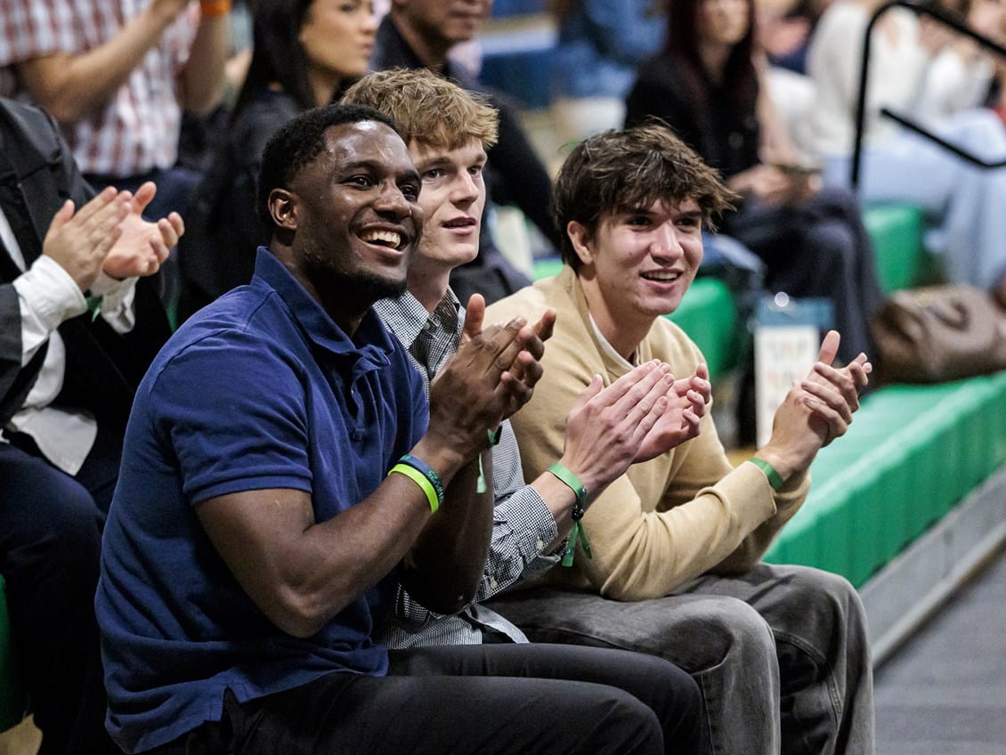 Students at the awards ceremony