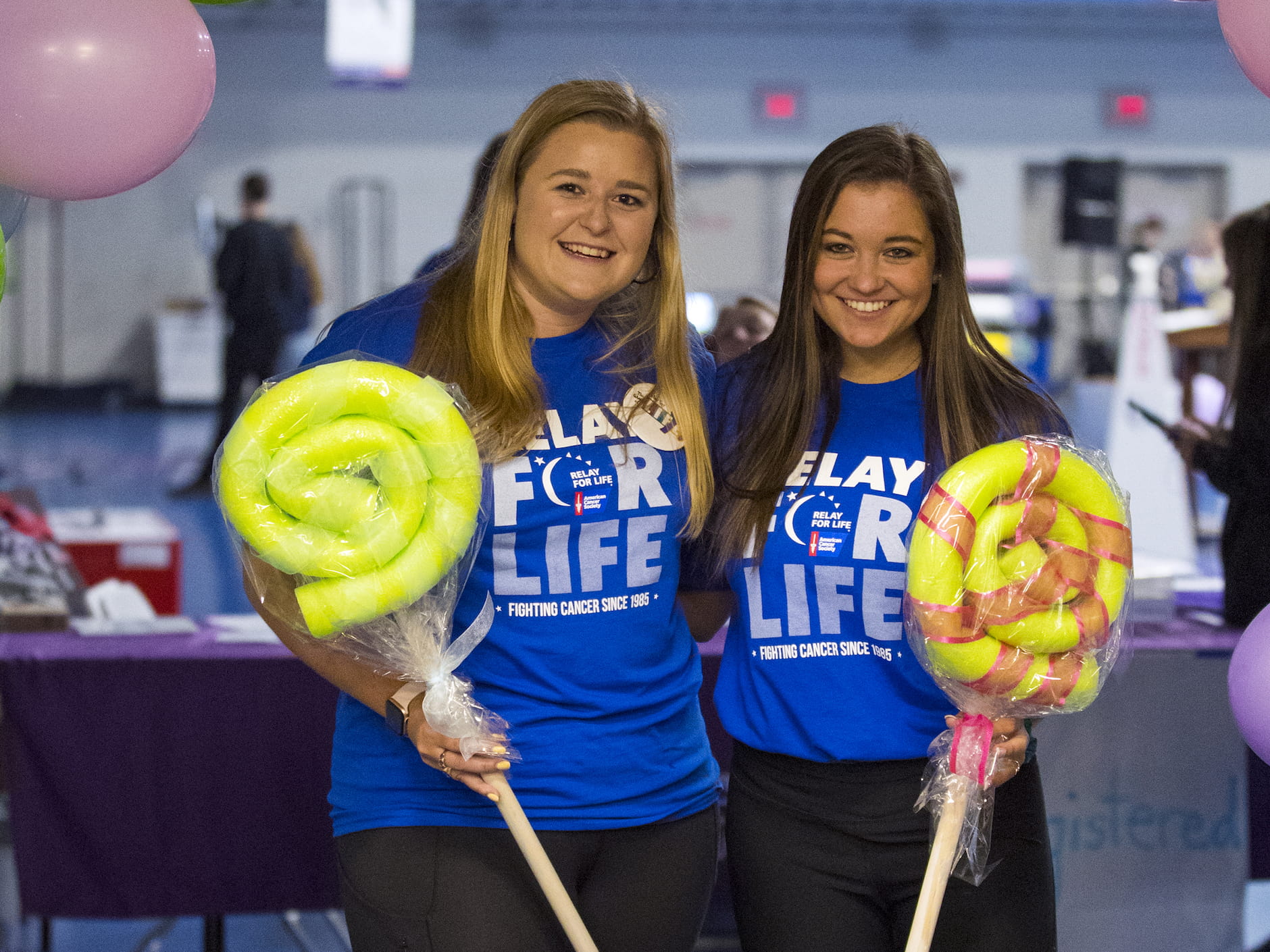 Endicott College students at Relay for Life event; photo by David Le.