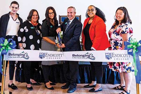Ribbon cutting in September 2022 for the new Center for Belonging & Inclusion
