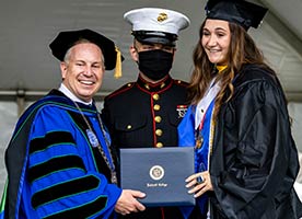 Endicott College Commencement 2021 Surprise visit