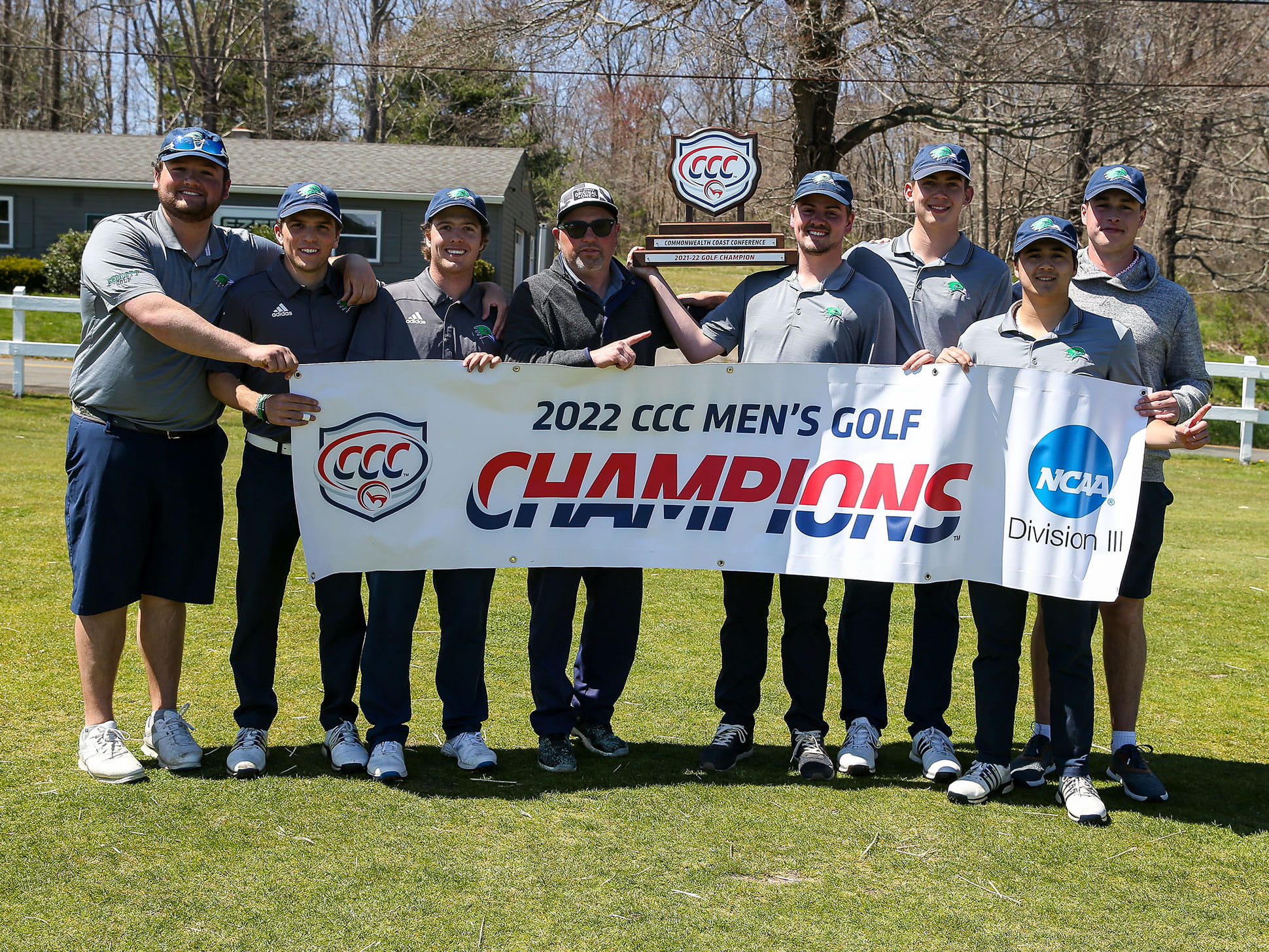 The men’s golf team won its eighth Commonwealth Coast Conference Championship in program history. 