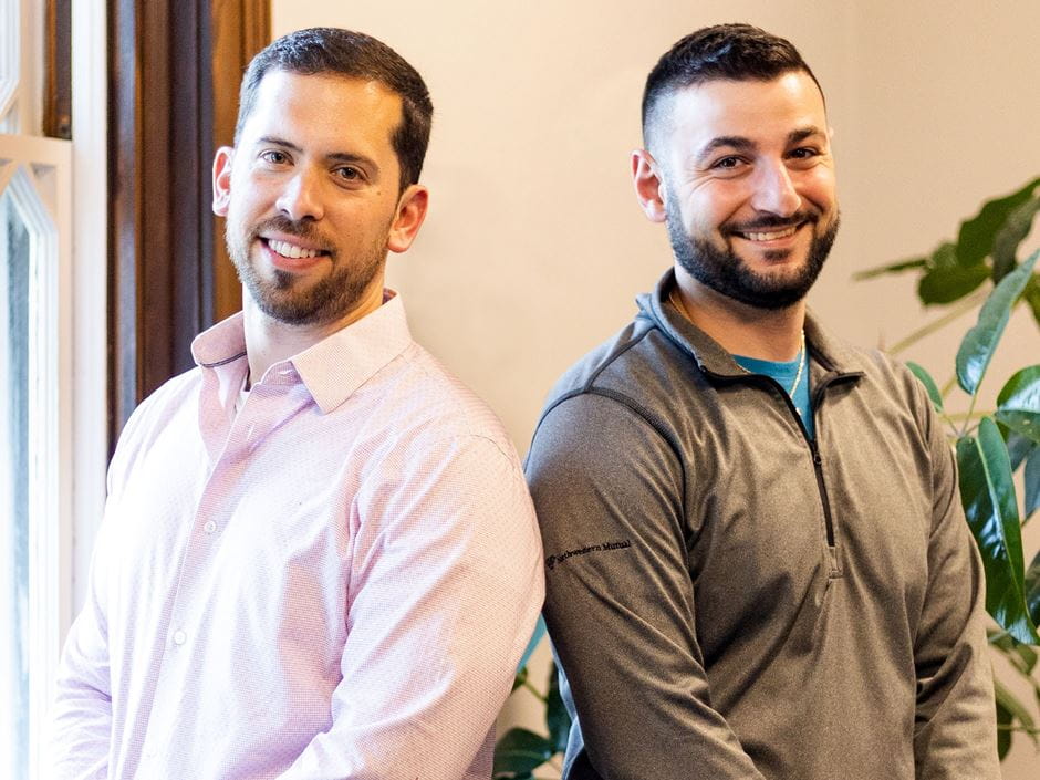 Garett Seney ’10 M’13 and Tyler Johnson ’18 co-lead the Alumni Business Referral Network