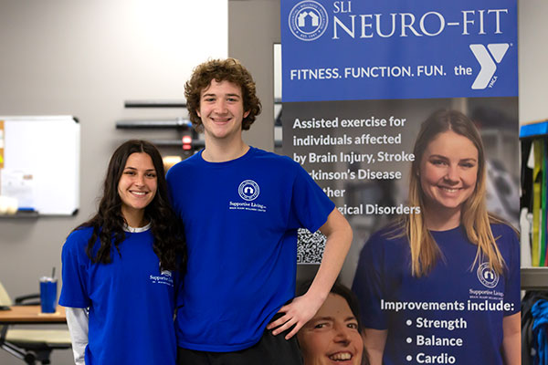 Supportive Living, Inc. (SLI) is a local non-profit healthcare organization with a mission to improve the quality of life of people affected by brain injury and other neurological disorders. SLI fully staffs its Neuro-fit Gloucester and Marblehead sites with interns from Endicott College, who lead individualized adaptive exercise sessions with patients with staff supervision.