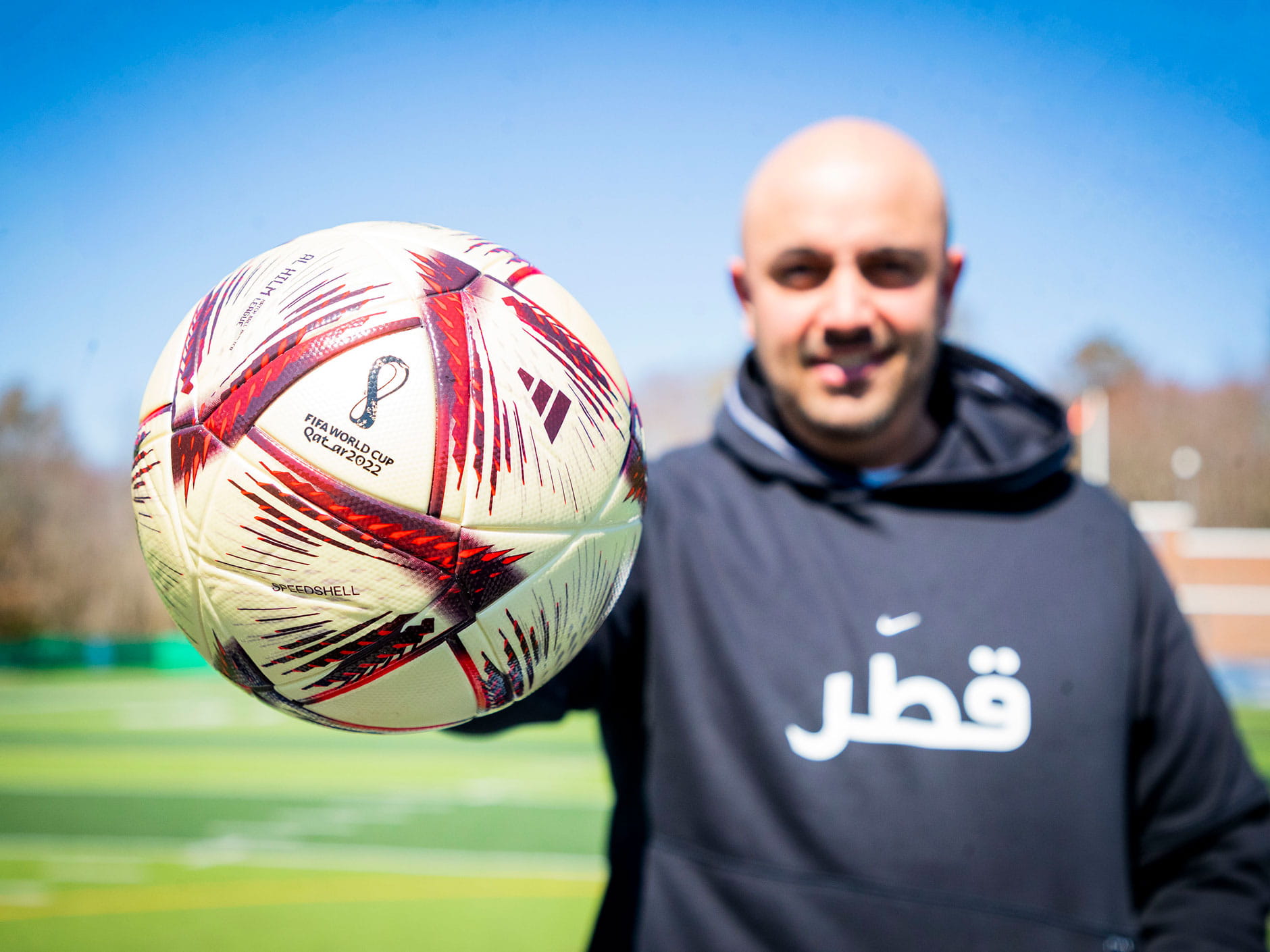 Shahab Afsharian ’06 and Juan Ibarra ’05 hadn’t seen each other since graduating from Endicott—then the World Cup in Qatar brought them together.  