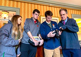 Digital Media students learned firsthand the cutting-edge possibilities of storytelling 