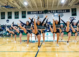 Endicott cheerleaders