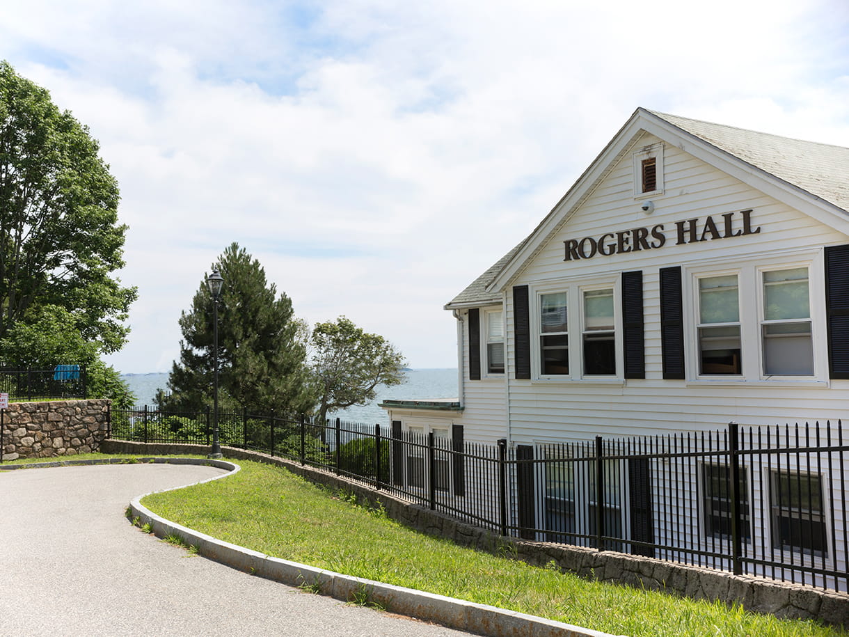 a view of the rogers residence hall housing