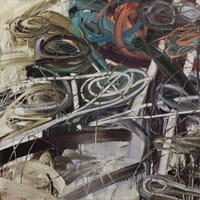 Natalie Alper Acrylic and Pencil on Canvas