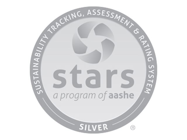 a logo for the sustainability tracking, assessment and rating system