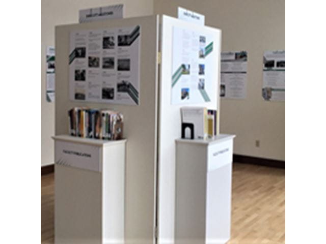 An exhibit at the Archives event
