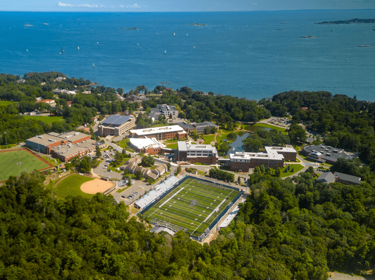 Aerial view of Endicott College