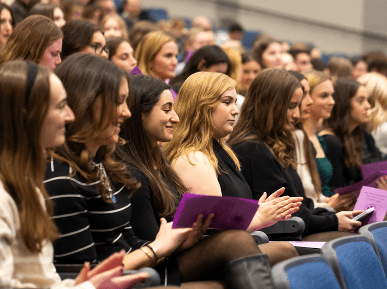 Students in a lecture