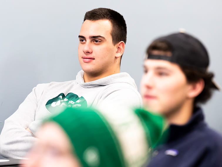 Students in the classroom