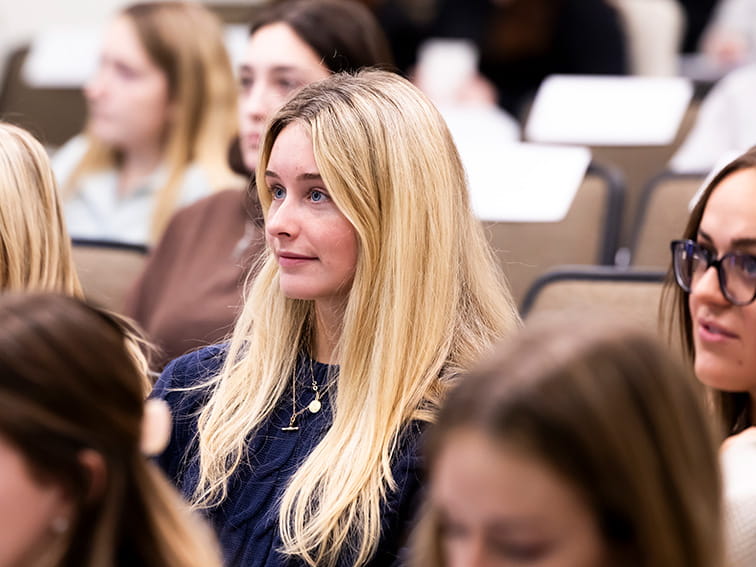 Students in the classroom