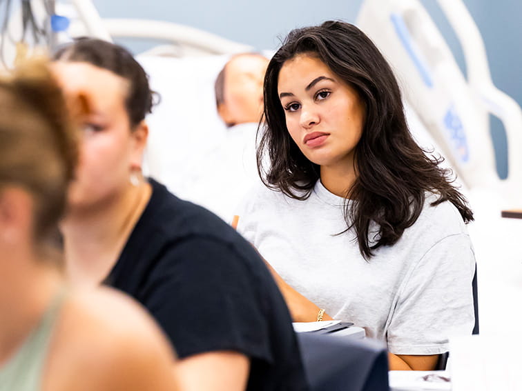 Students in the classroom