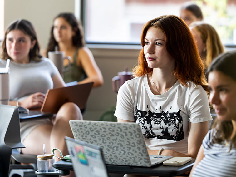 Students in the classroom