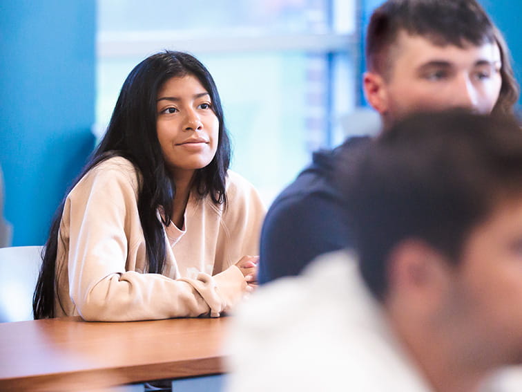 Students in the classroom