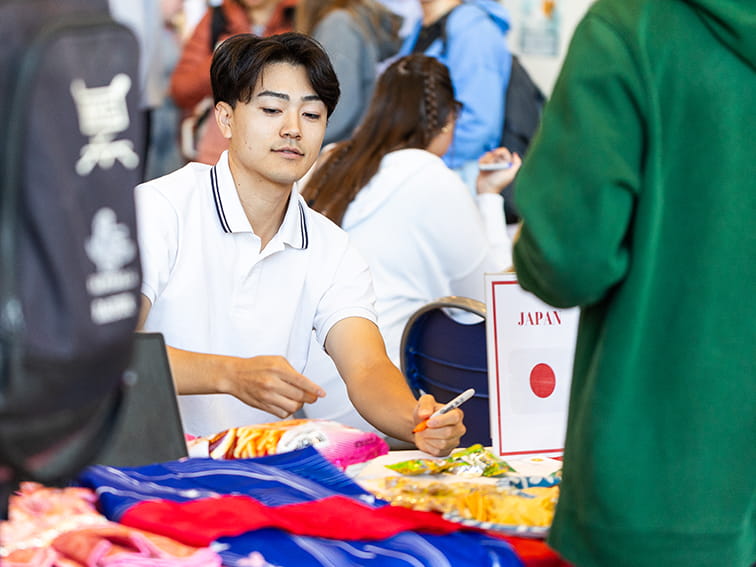 Endicott College Study Abroad Fair showcasing Japan