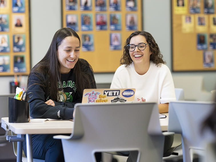 Students in the classroom