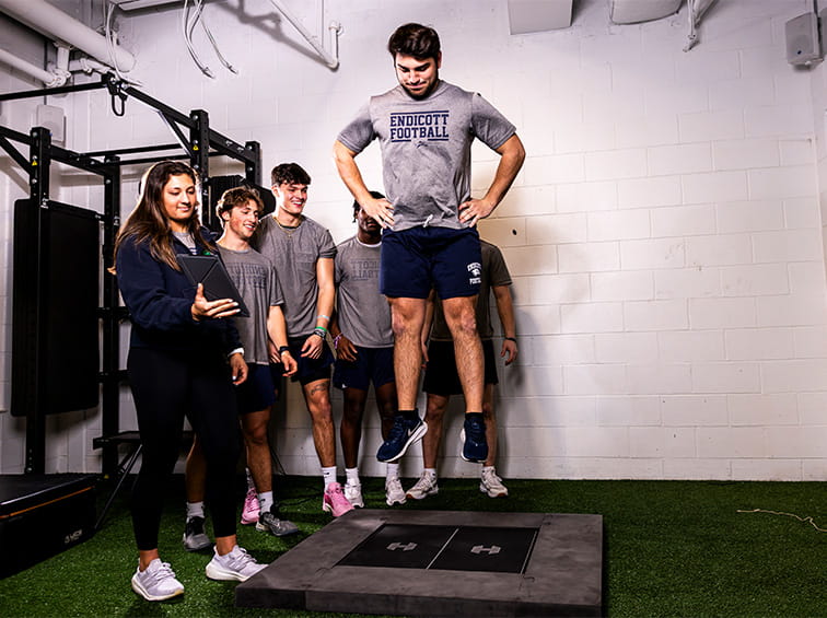 Students athletic training