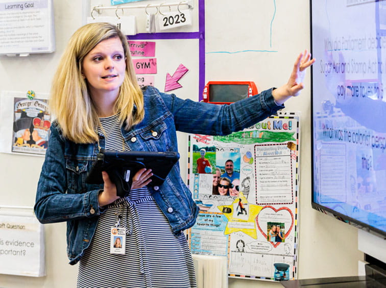 Education in the classroom